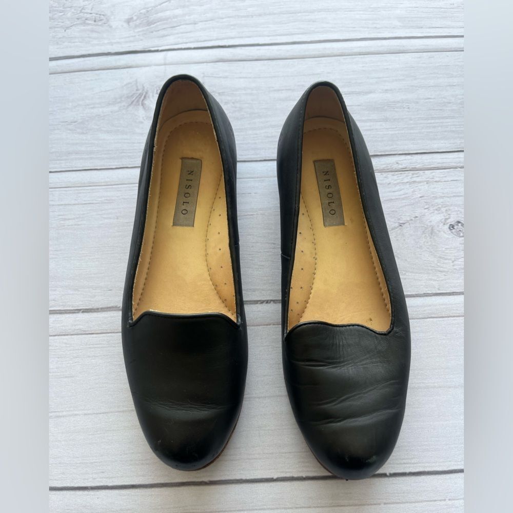 Nisolo 8 Black Leather Loafers